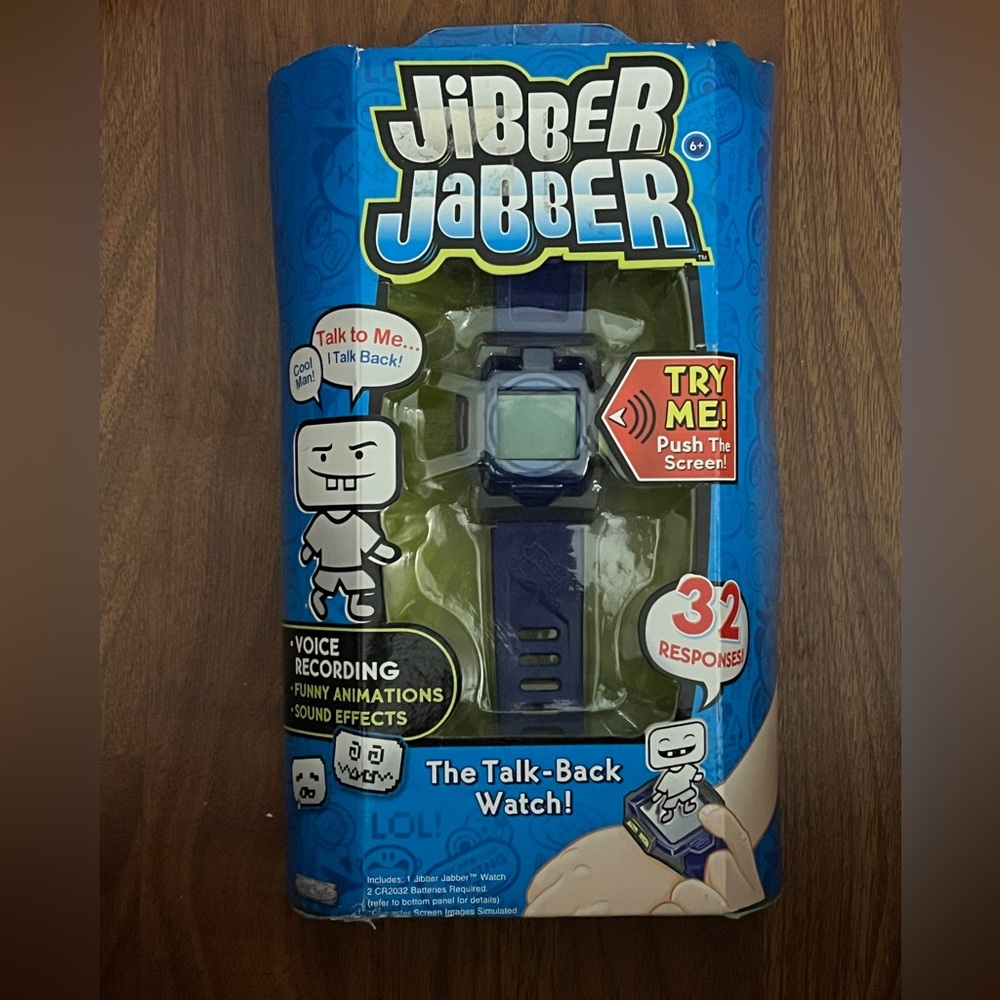 Jibber Jabber Talk-Back Watch in Blue